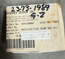 NEW PACKAGE OF 10 BUSSMAN 63 AMP RECTIFIER FUSE 63FE