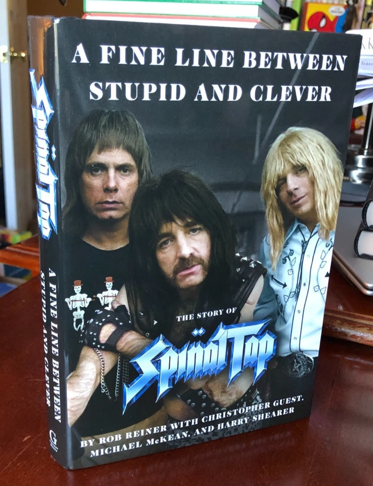 "Fine Line Between Stupid & Clever - Spinal Tap" Rob Reiner Signed HC 1st 2025 Foto 3 de 4