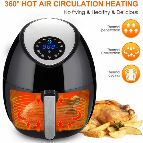 UTEN 3.2L Air Fryer Kitchen Digital Healthy Cooker 1500W Oil Free Electric Oven - Picture 6 of 8