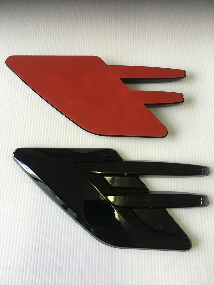 CAR TWO SIDE FENDER AIR FLOW SCOOP DECORATION VENT COVER X 2 PIECES - Изображение 4 из 4