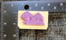 Alextamping Double sided Rubber Stamp J142 Trees Foliage Bushes Background New