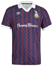 Umbro Men's Zig Zag Soccer Jersey Shirt, Navy/Red