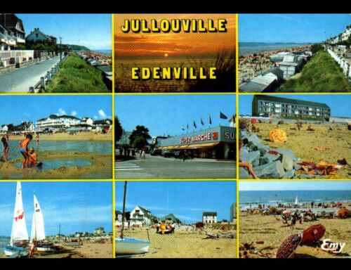 EDENVILLE-JULLOUVILLE (50) Commerce SUPER MARCHE U , VILLAS & REGATES vers 1980 - Photo 1/1