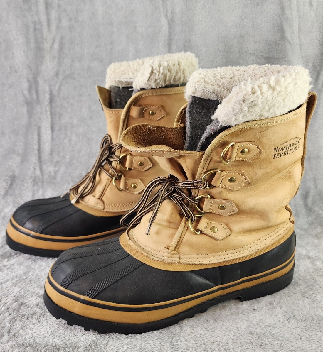 Northwest Territory Boots Mens Size 9 Brown Thinsulate Snow  display picture 2