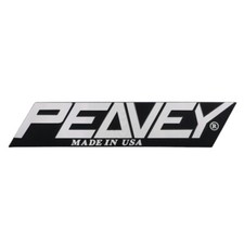 PEAVEY logo badge replacement piece Aluminum 182mm 7.16" X36mm 1.41"