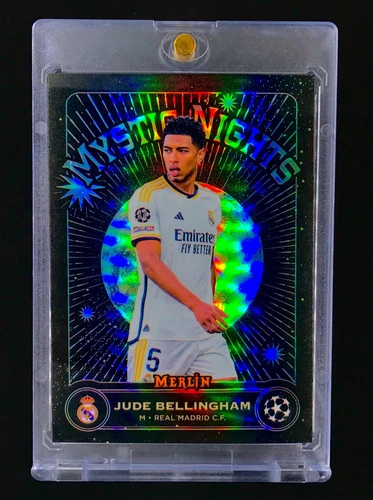 JUDE BELLINGHAM BLACK REFRACTOR SP MYTHICAL PRIZM Card Base Non Auto REAL MADRID