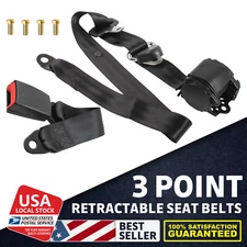 1PC Brand New Emergency Locking Function 3 Point Safety Seat Belt For Chrysler