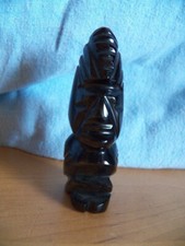 Figur Maya Azteken Götter schwarz schimmert ...