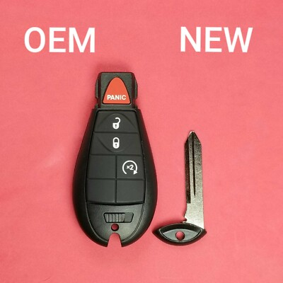#ad GQ4 53T New OEM 2014 2020 Jeep Cherokee Fobik Key 4B Remote Start $59.39