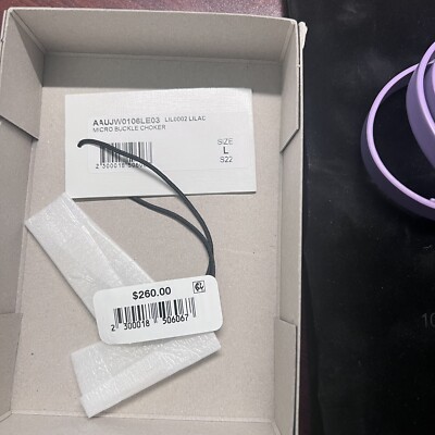 1017 ALYX 9SM Micro Buckle Chocker, Lilac | eBay