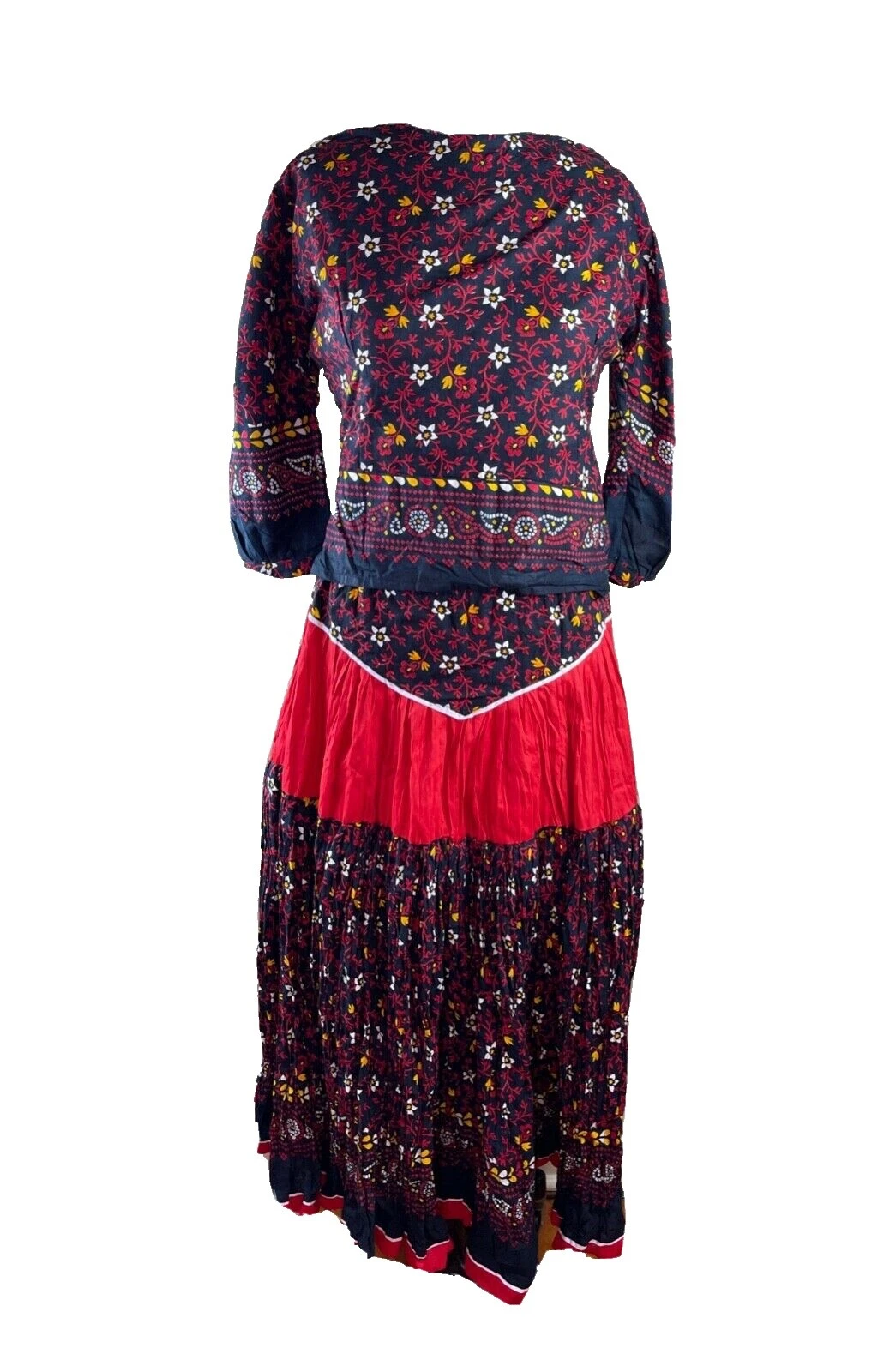 Trajes Vintage de Algodón campesino/étnica, juegos y Suit Separates para Mujeres