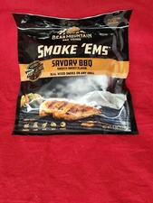 Bear Mountain Savory BBQ Smoke Ems Real Wood Smoke on any Grill 6oz.