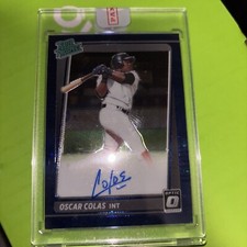 2021 Panini Donruss Optic - Rated Prospect Signatures Blue Stars /15! Redemption