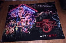 NETFLIX STRANGER THINGS SEASON 3 5FT SUBWAY POSTER ELEVEN DEMOGORGON CAST