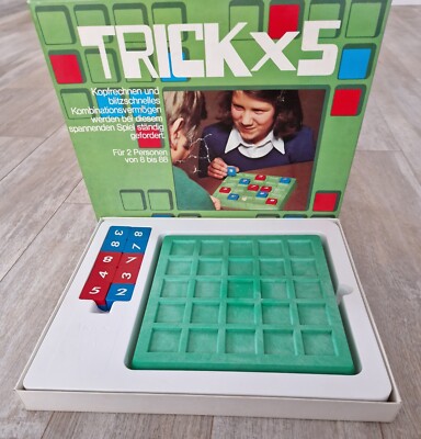 Trick x 5 von Parker - Kopfrechnen - Lernspiel Trickx5 Vintage Komplett