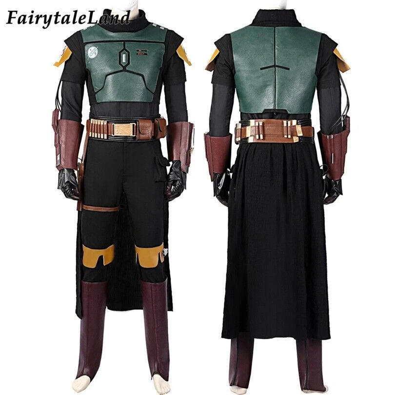 Mandalorian Boba Fett Cosplay Outfit for Men: Bullet Belt Included - Image 2 of 4