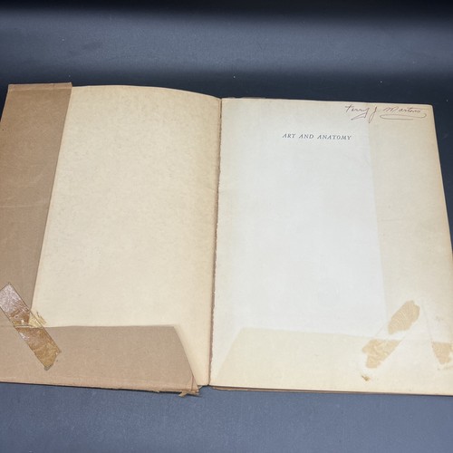 HEIDI LENSSEN ART AND ANATOMY 1946 1ST EDITION Soft bound with cover - Foto 2 di 10