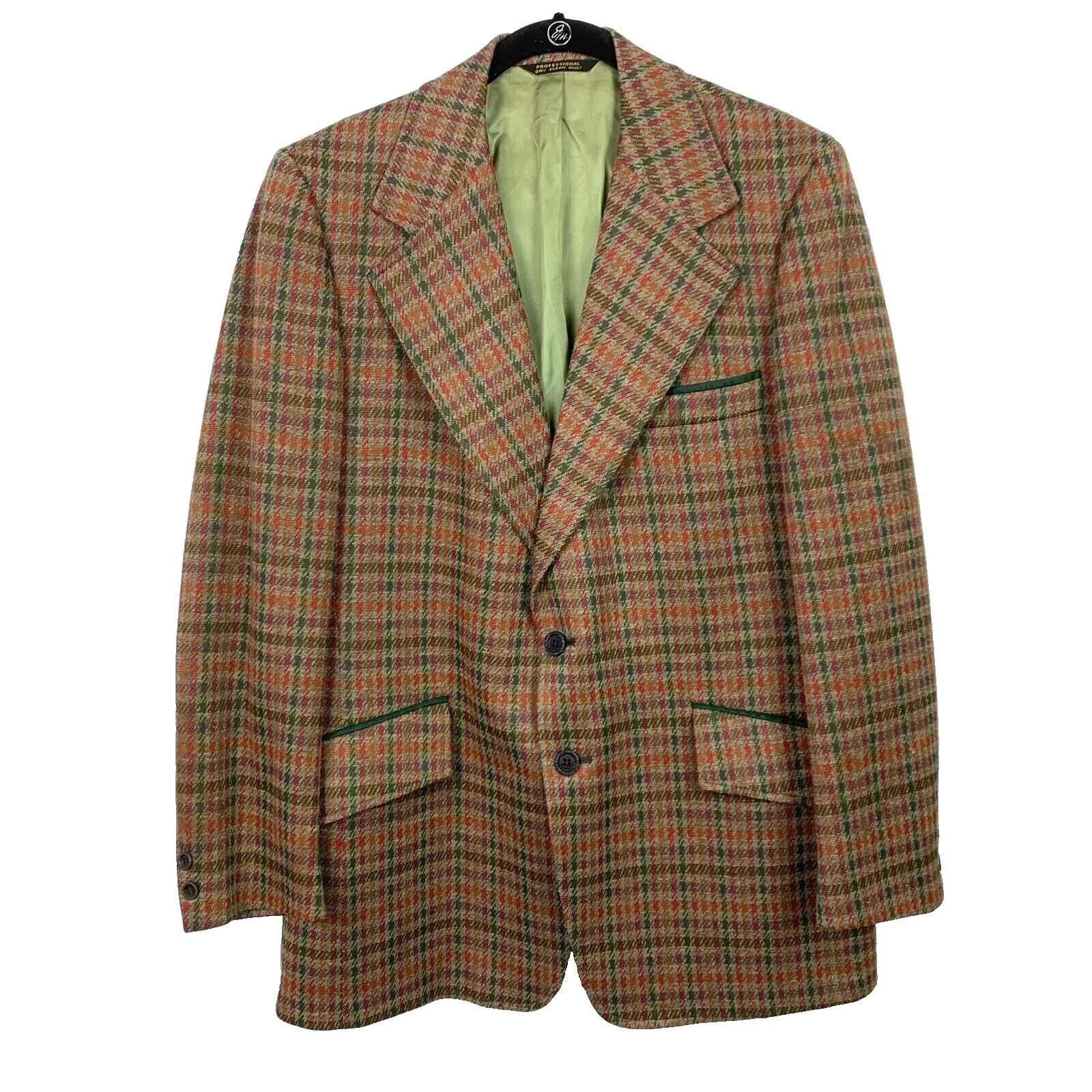 Traje Vintage Multicolor Algodón Chaquetas Y Blazers para hombres