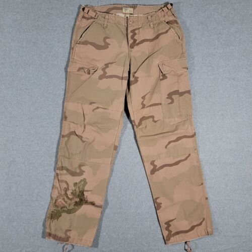 American Eagle Cargo Pants Mens 32x32 Brown Vintage Desert Camouflage