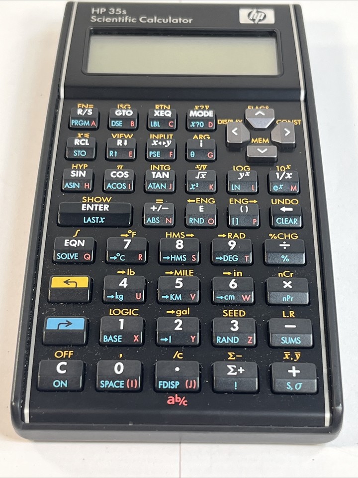 Hewlett Packard HP35S Scientific Calculator HP35S With Original Case