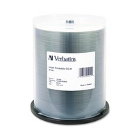 Verbatim Cd-r 700mb 52x White Inkjet Printable 100/pk Spindle 95251 on sale Verbatim Cd-r 700mb 52x White Inkjet Printable 100/pk Spindle 95251 on sale