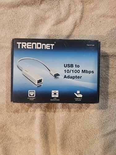 TRENDnet TU2-ET100 Fast Ethernet Adapter USB 2.0 to 10/100 Nintendo Wii Ready