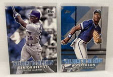 Ken Griffey Jr  Bo Jackson Topps WTTS-4 Welcome To The Show 2022