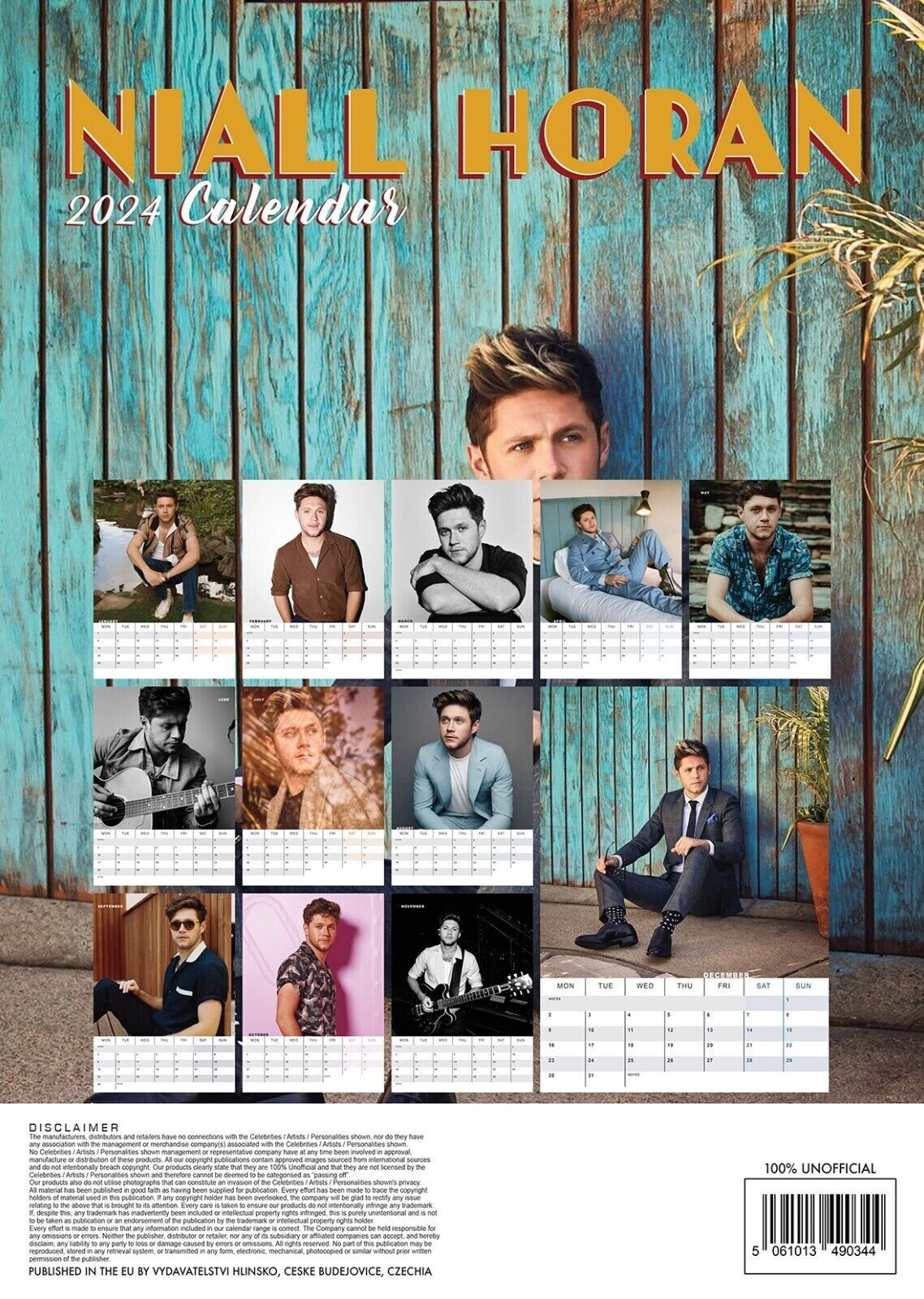 2025 NIALL HORAN CALENDAR BY OC CALENDERS + FREE 2023 CALENDER eBay