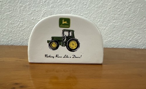 John Deere Ceramic Napkin/Letter Holder Gibson