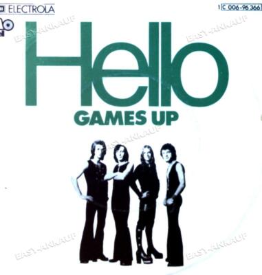 Hello - Games Up 7in 1975 (VG/VG) .