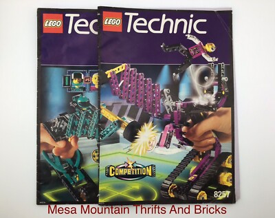 LEGO  Technic 8257 Cyber Strikers Instruction Manuals Only! Damaged!