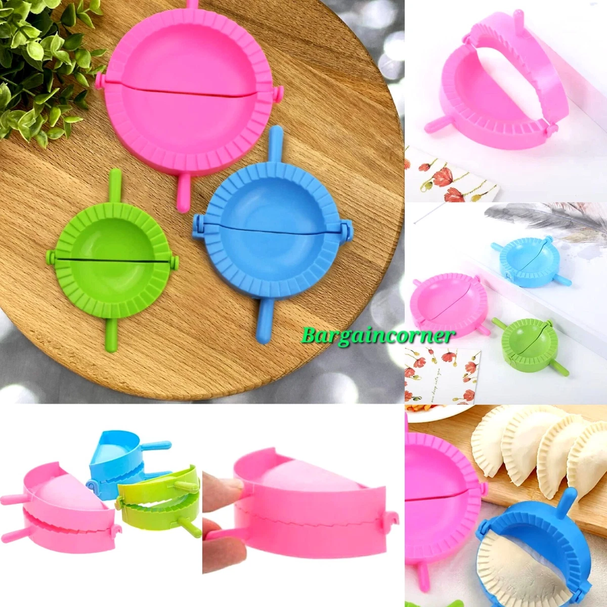 Dumpling Mould Pie Ravioli Pastry Empanada Samosa Wrap Dough Press Cutter 3 Size