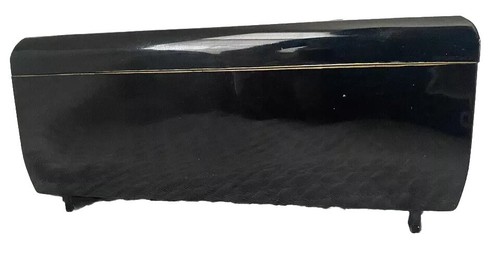Black Lacquer Jewelry Box Hummingbird Flowers Mirror 6.75" X 3" X 3" Tall - Picture 3 of 9