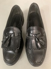 G. H. Bass Weejuns Tassel Loafers Shoes, Black, Size 11D