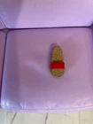 VTG BARBIE, RICKY Doll  SANDAL #1090 Original SINGLE Shoe RED CORK SANDAL 1965