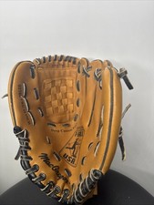 MacGregor 03760 YOUTH Baseball Glove 10" RHT Brown T-Ball Leather Laced