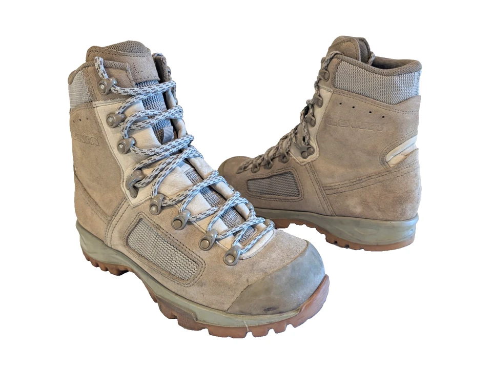 Bottes de randonnée LOWA Elite Boot WXL MOD Desert Combat hommes UK 7,5 EU41,5 semelle Vibram - Photo 1/4