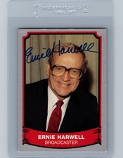 1989 Pacific Ernie Harwell Detroit Tigers Frick Winner AUTO AUTOGRAPHED SIGNED