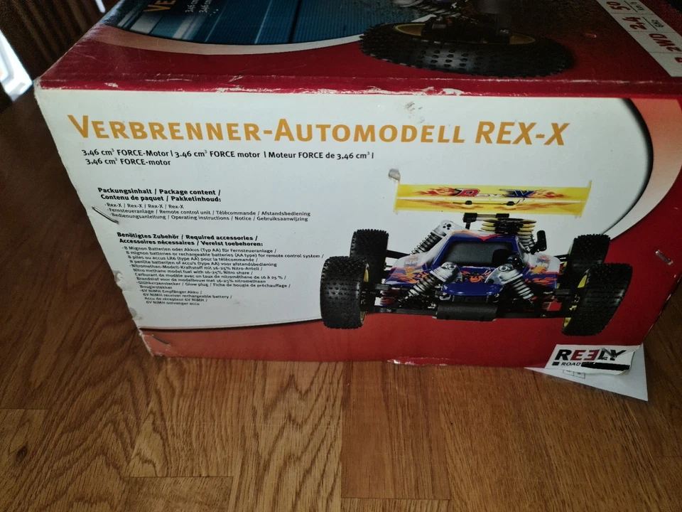 Reely Rex-X Racing Car 1:8 RC Buggy 4WD Verbrenner Motor Modellauto - Bild 4 von 4