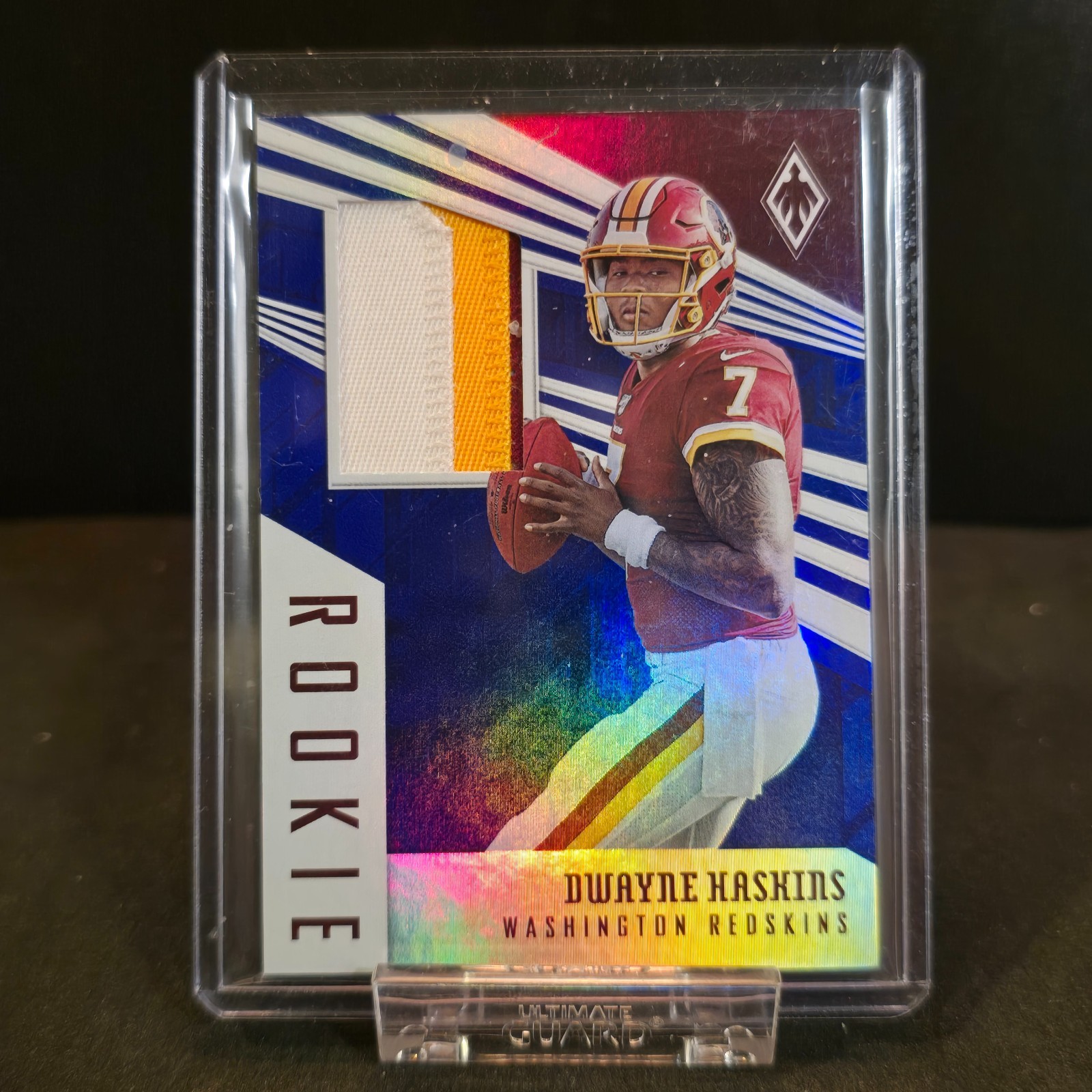 2019 Panini Phoenix 3 Dwayne Haskins RPS Memorabilia blue 35/35