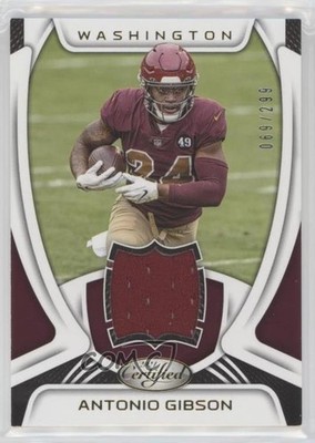 2021 Certified Materials 69/299 Antonio Gibson #M-AG 0a2t