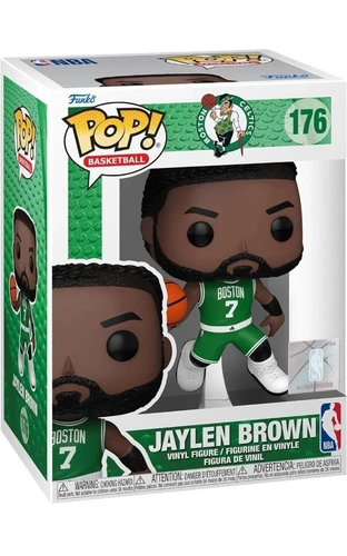 Jaylen Brown Exclusive White Jersey Figure #176 Funko Pop NBA Boston Celtics-NEW