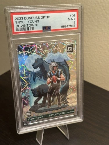 2023 Donruss Optic Downtown! Bryce Young PSA 9