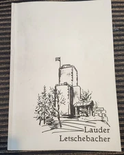 Lauder Letschebacher (- Letschebach Karlsruhe Durlach Mundart Dialekt unbekannt:
