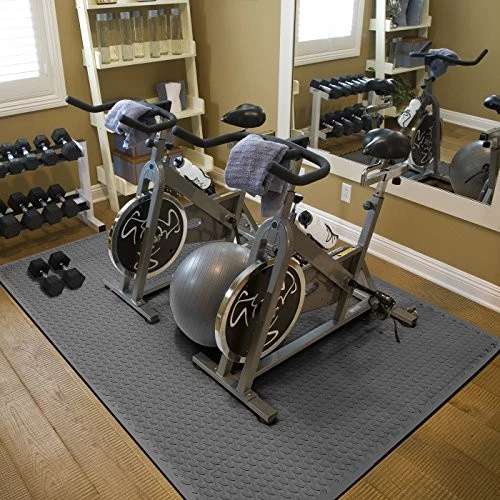 SIVAN SALUD Y FITNESS PUZZLE ALFOMBRILLA DE EJERCICIO ESPUMA EVA AZULEJOS ENTRELAZADOS GRIS Foto 2 de 4