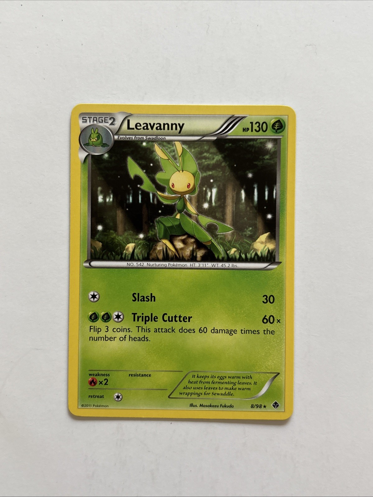 Leavanny 8/98 BW Emerging Powers Pokemon NM Black & White