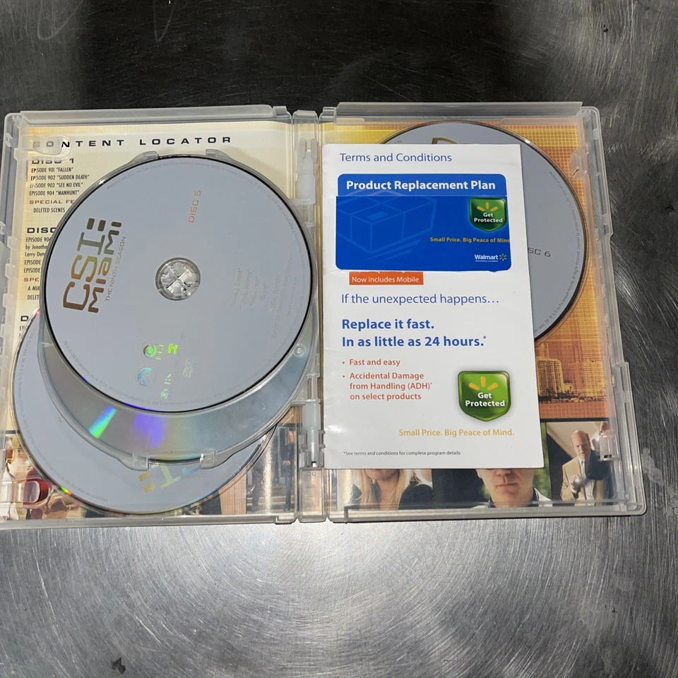 CSI Miami The Complete Ninth Season 9 DVD 6-Disc Set TV Show Series Crime Drama - Image 4 of 4
