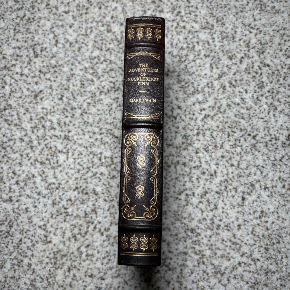 The Adventures Of Huckleberry Finn by Mark Twain - Vintage 1979 Franklin Library Foto 2 de 4