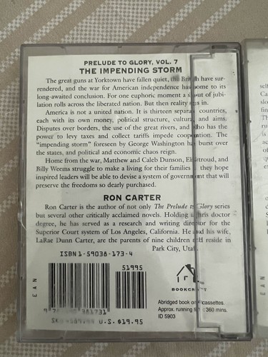Prelude to Glory Audio Book Cassettes VOLUMES 4, 5, and 7, Ron Carter Audiobooks - Picture 6 of 8