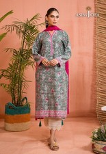 Asim Jofa Pakistani Kurta Dupatta Set - Size Large